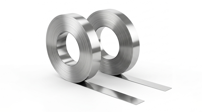 Cold rolled SS 304 BA bright annealed strip coil with laser protective film