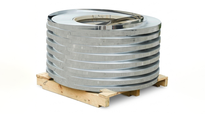 Cold rolled SS 316 BA bright annealed strip coil with laser protective film